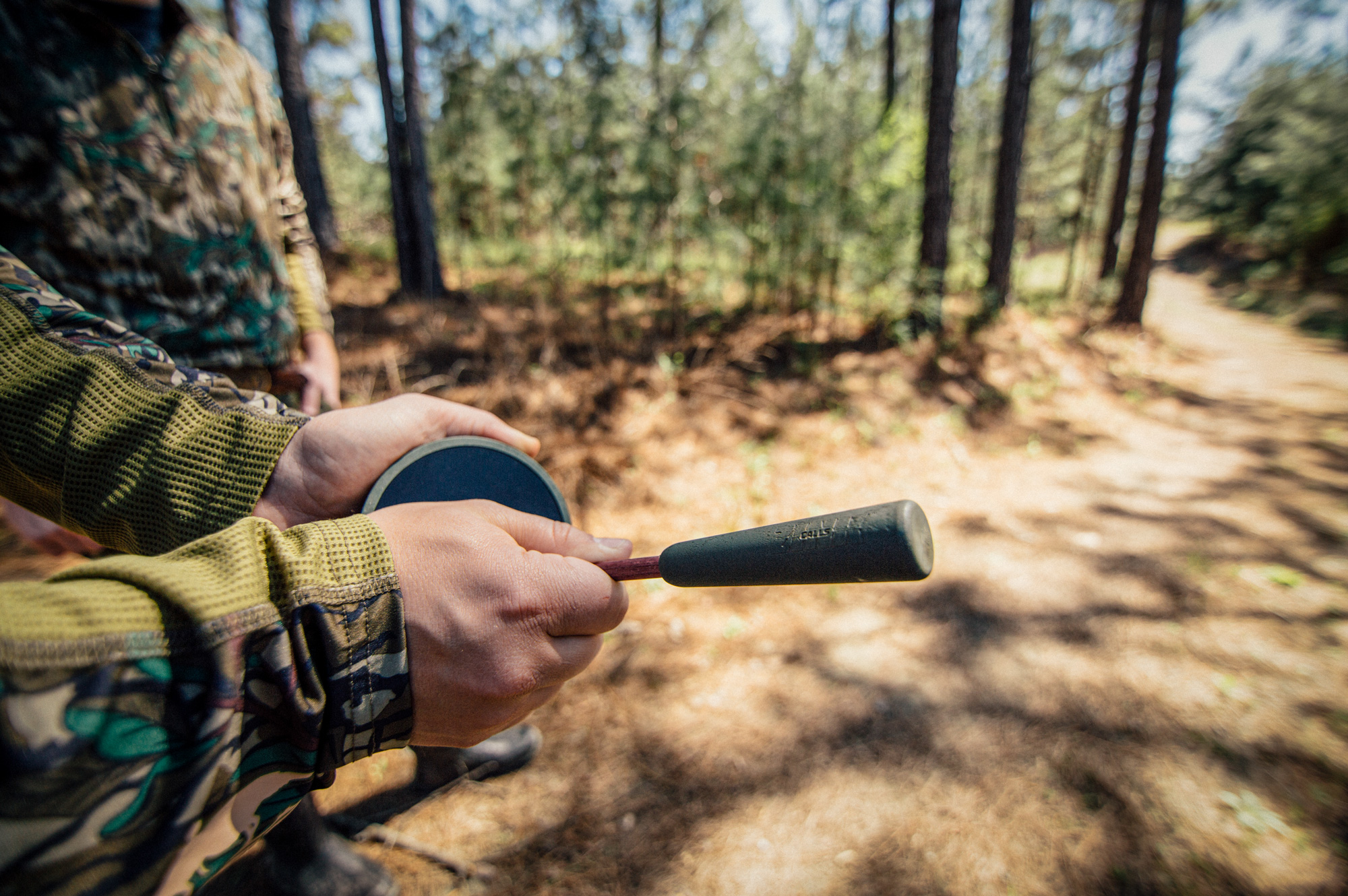 turkey calling on a pot call