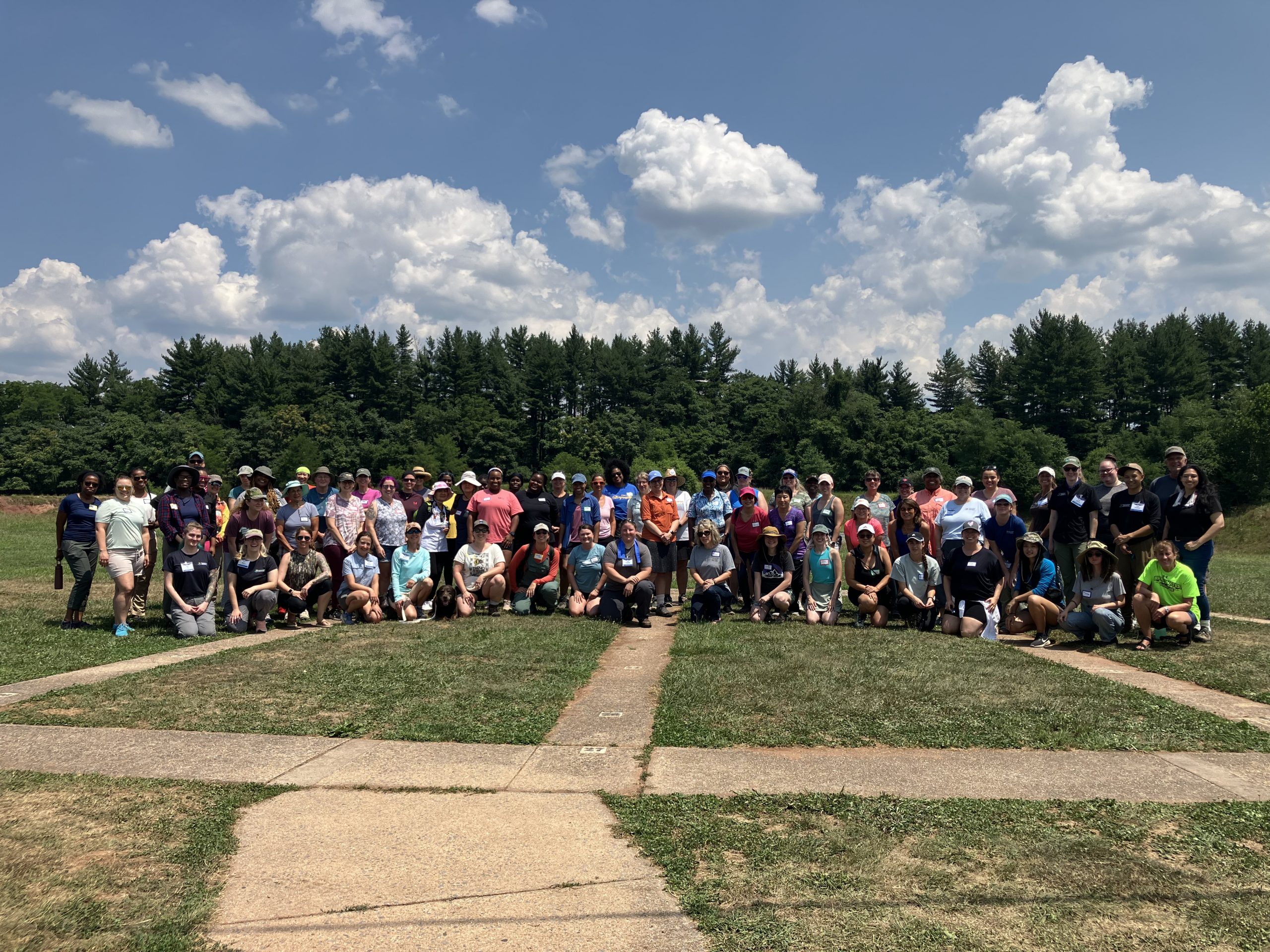 Group picture of women attending the WITO event