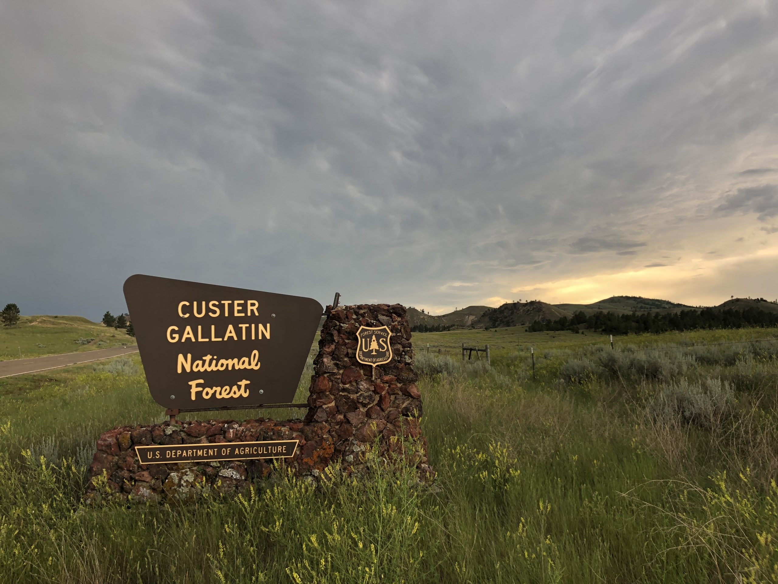 Portal Sign, Ashland Ranger District, Custer Gallatin National Forest